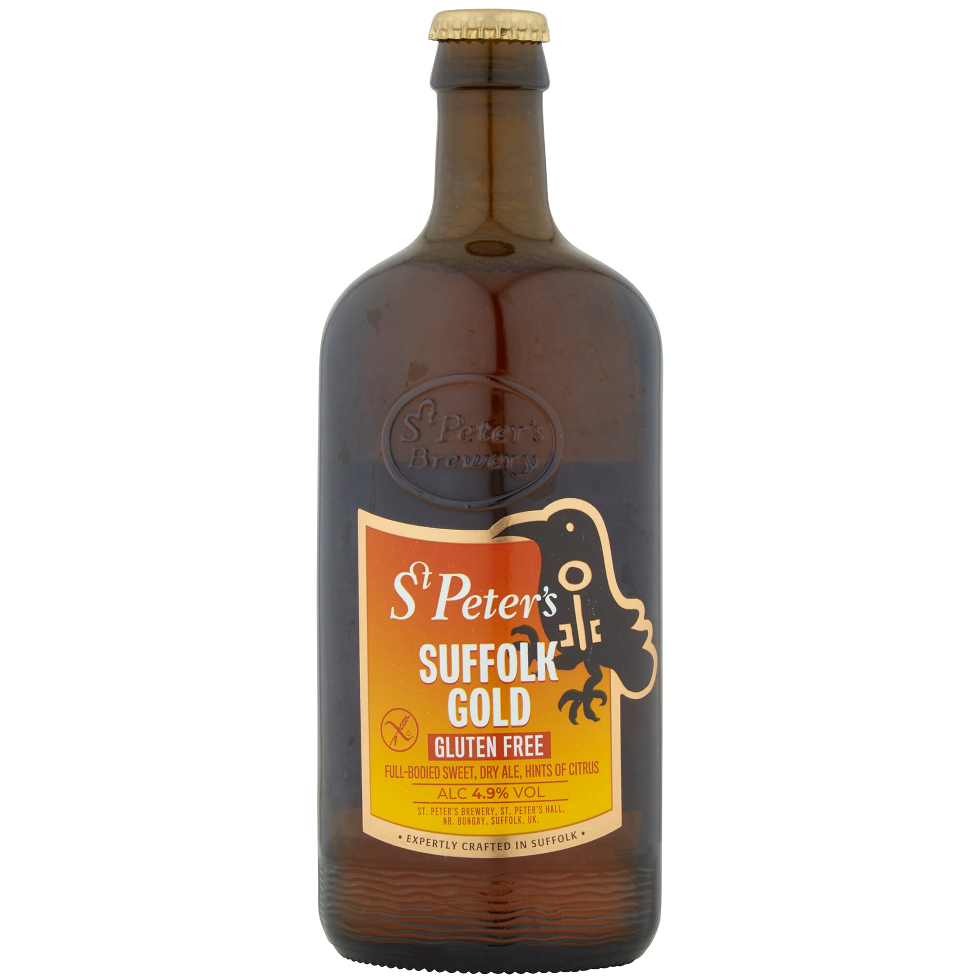 St Peter's Gluten Free Suffolk Gold Ale 4.9% - 8x500ml - Picture 1 of 1