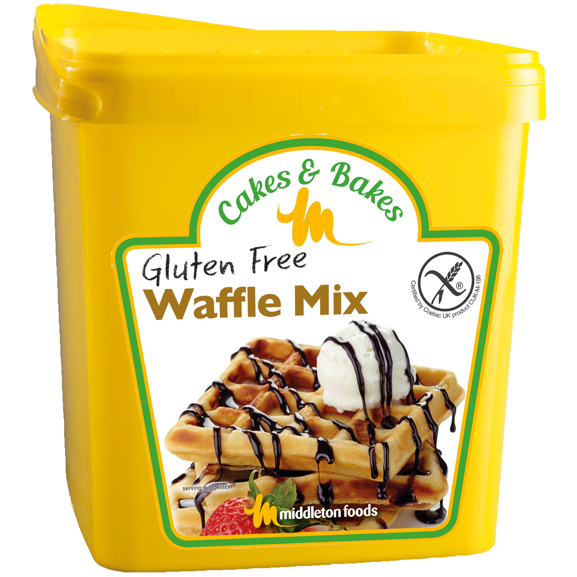 Middleton Foods Gluten Free Waffle Mix | 1x3kg | Free Delivery