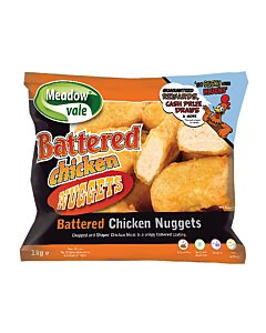 Meadowvale Frozen Battered Chicken Nuggets