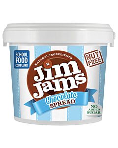 JimJams Chocolate Spread Tub Nut Free No added Sugar