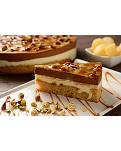 Caterfood Select Frozen Toffee, Pear, Chocolate & Nut Torte