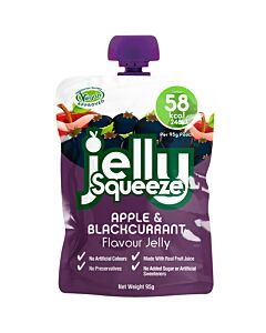 Fruitypot Apple & Blackcurrant Jelly Squeeze Pouches