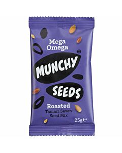 Munchy Seeds Mega Omega Snack Packs Roasted Tamari 12x25g
