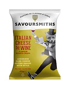 Savoursmiths Italian Cheese and Wine Crisps