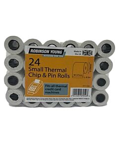 Robinson Young Small Thermal Chip & Pin Rolls
