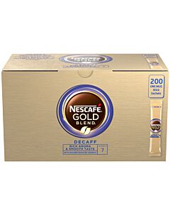 NESCAFE Gold Blend Decaf Instant Coffee Sachets