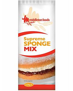 Middletons Supreme Plain Sponge Cake Mix