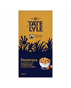 Tate & Lyle Demerara Rough Cut Sugar Cubes